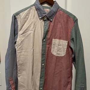 J. Crew Slim Fit Organic Cotton Broken-In Oxford shirt